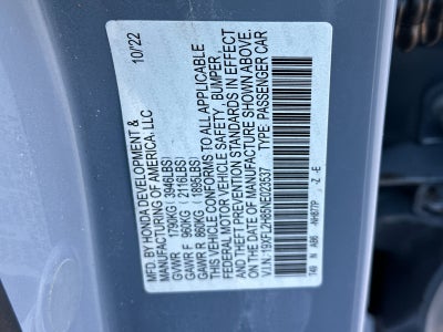 2022 Honda Civic Sport