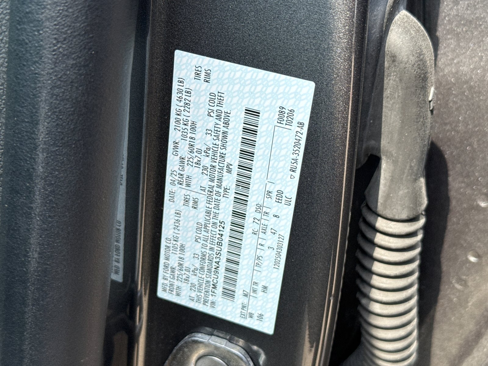2025 Ford Escape ST-Line Select