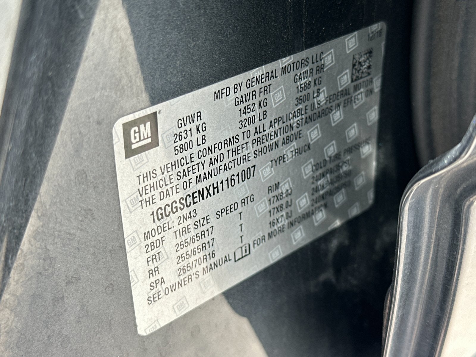 2017 Chevrolet Colorado LT