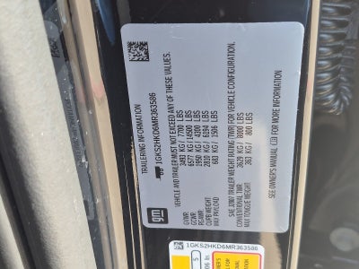 2021 GMC Yukon XL AT4