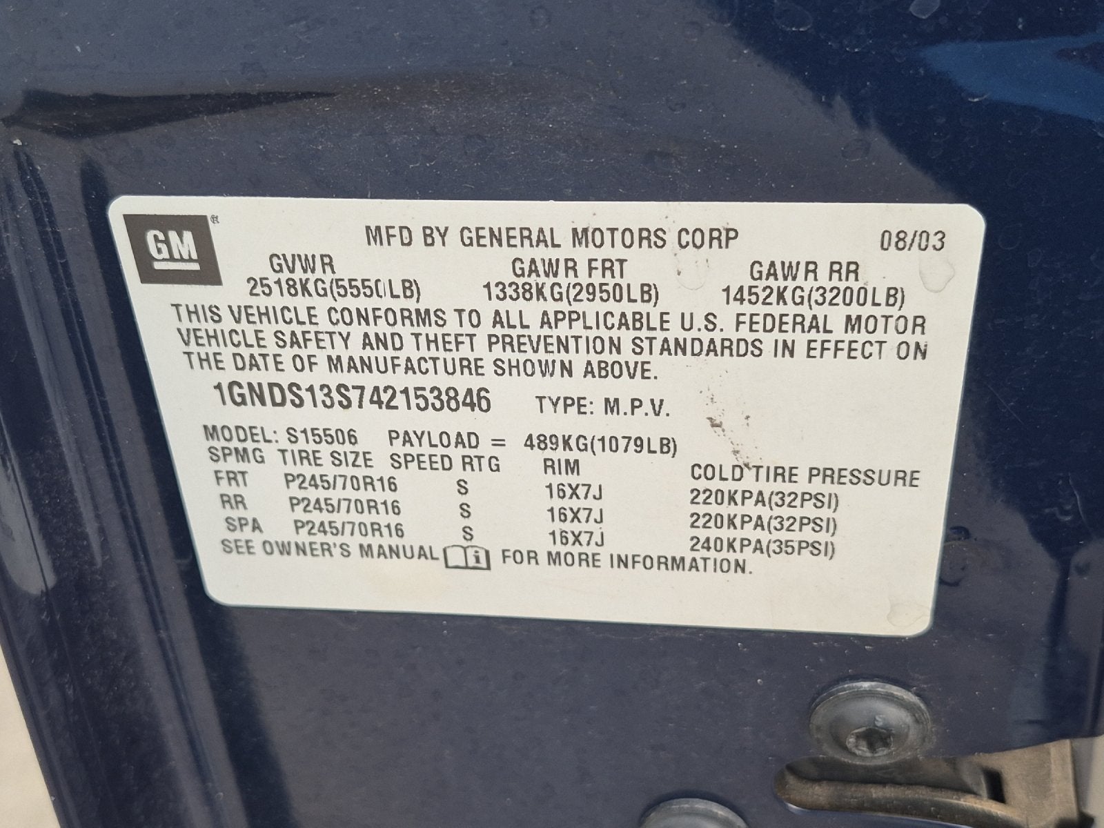 2004 Chevrolet Trailblazer LS