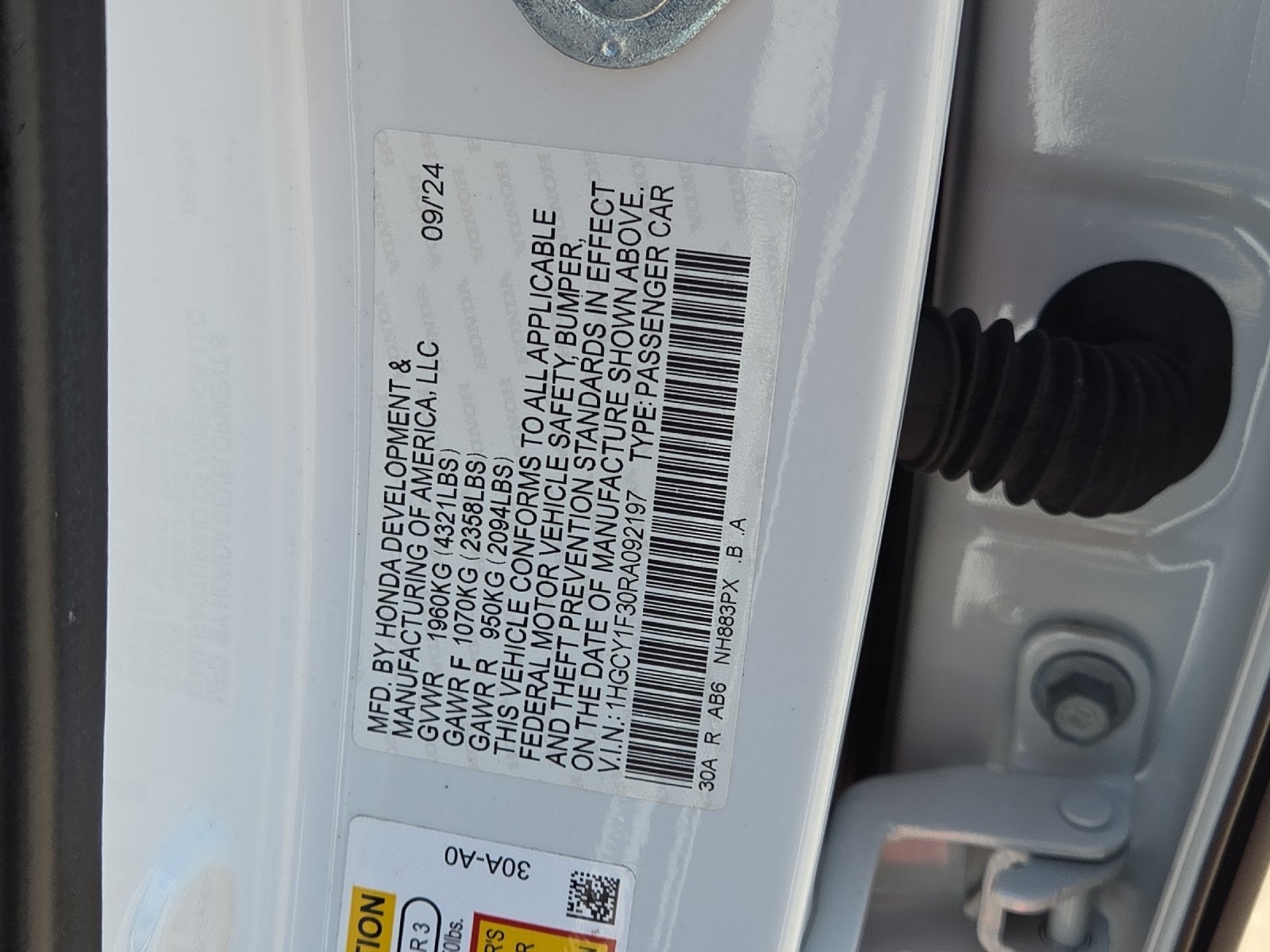2024 Honda Accord EX