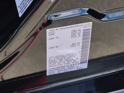 2025 Nissan Altima 2.5 SV