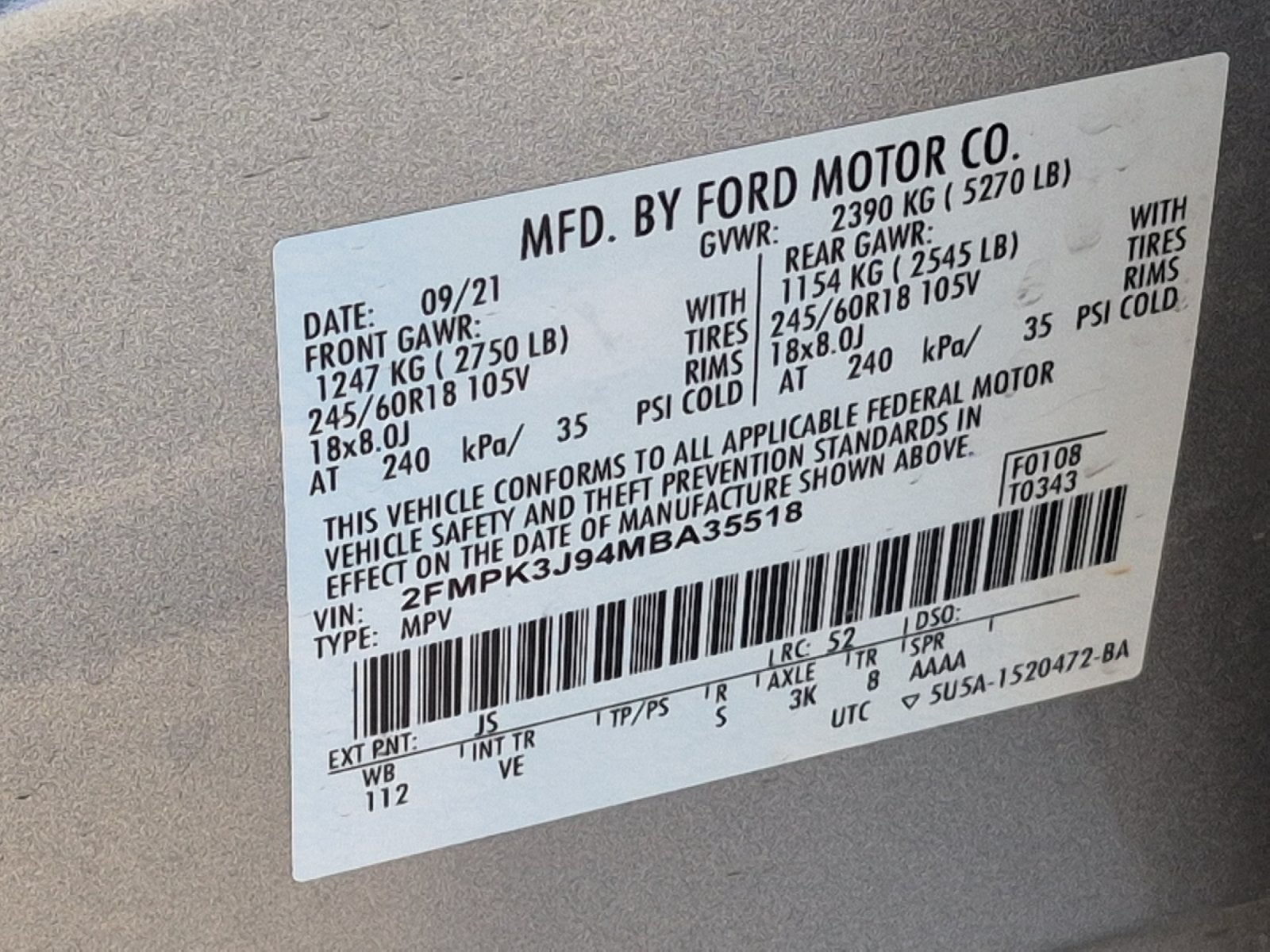 2021 Ford Edge SEL