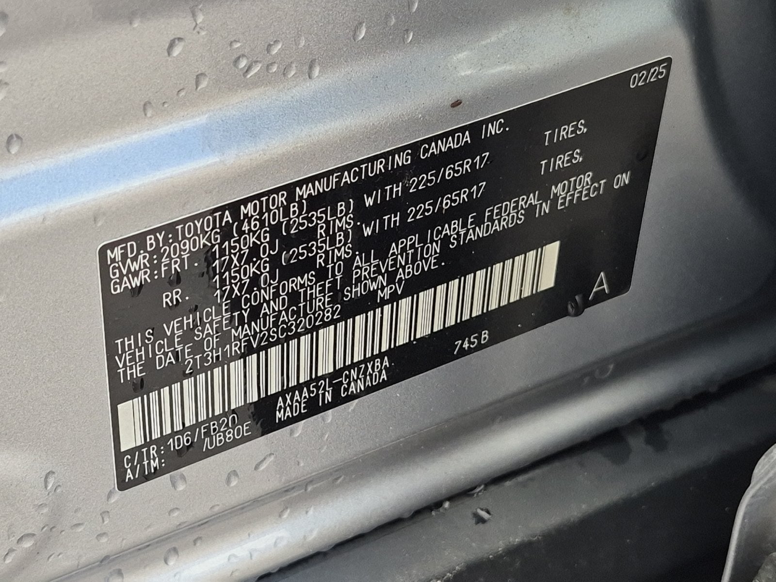 2025 Toyota RAV4 LE