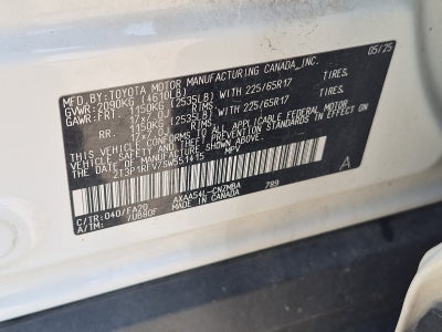 2025 Toyota RAV4 XLE