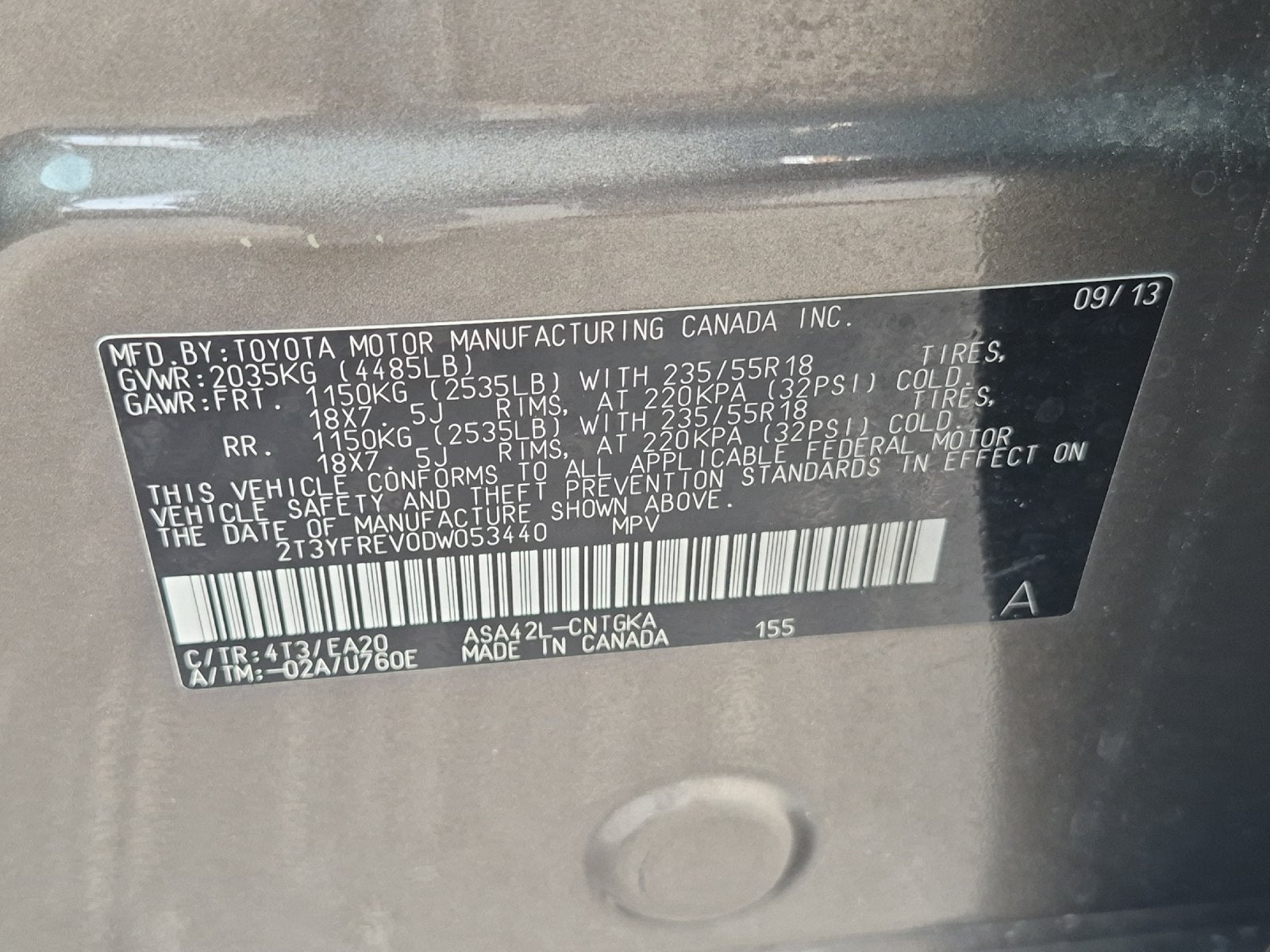 2013 Toyota RAV4 Limited