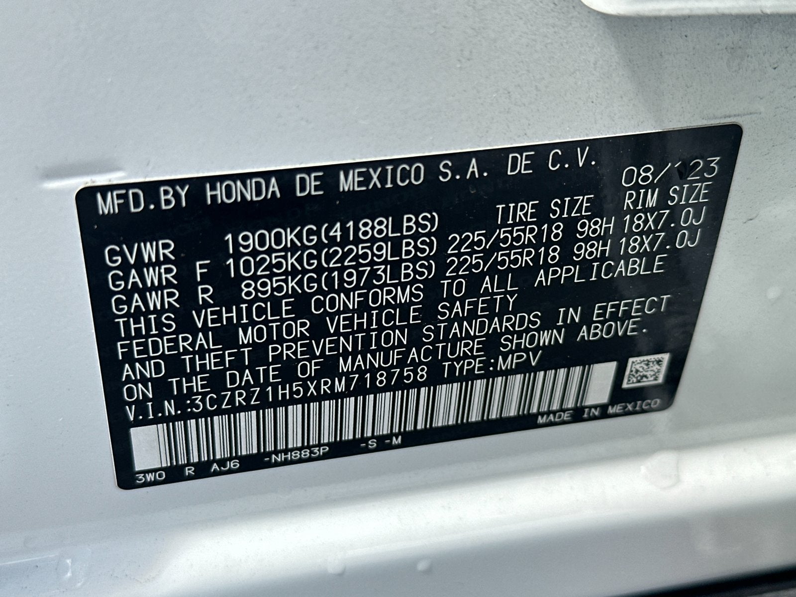 2024 Honda HR-V Sport