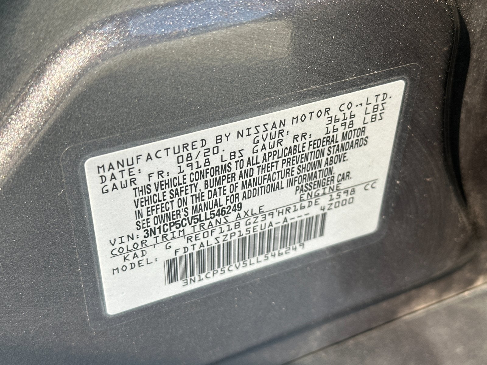 2020 Nissan Kicks SV