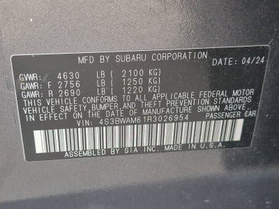 2024 Subaru Legacy Limited