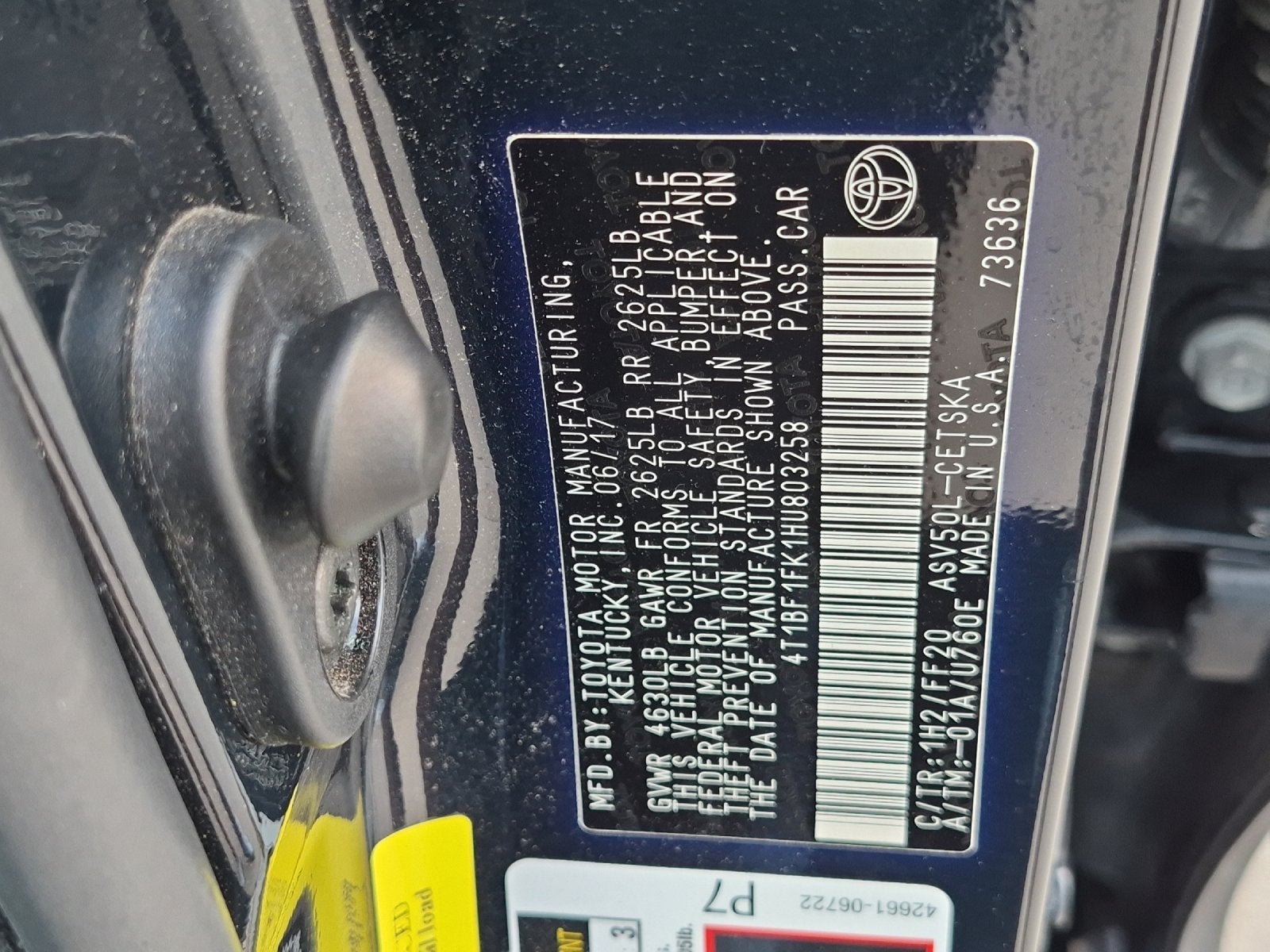 2017 Toyota Camry SE