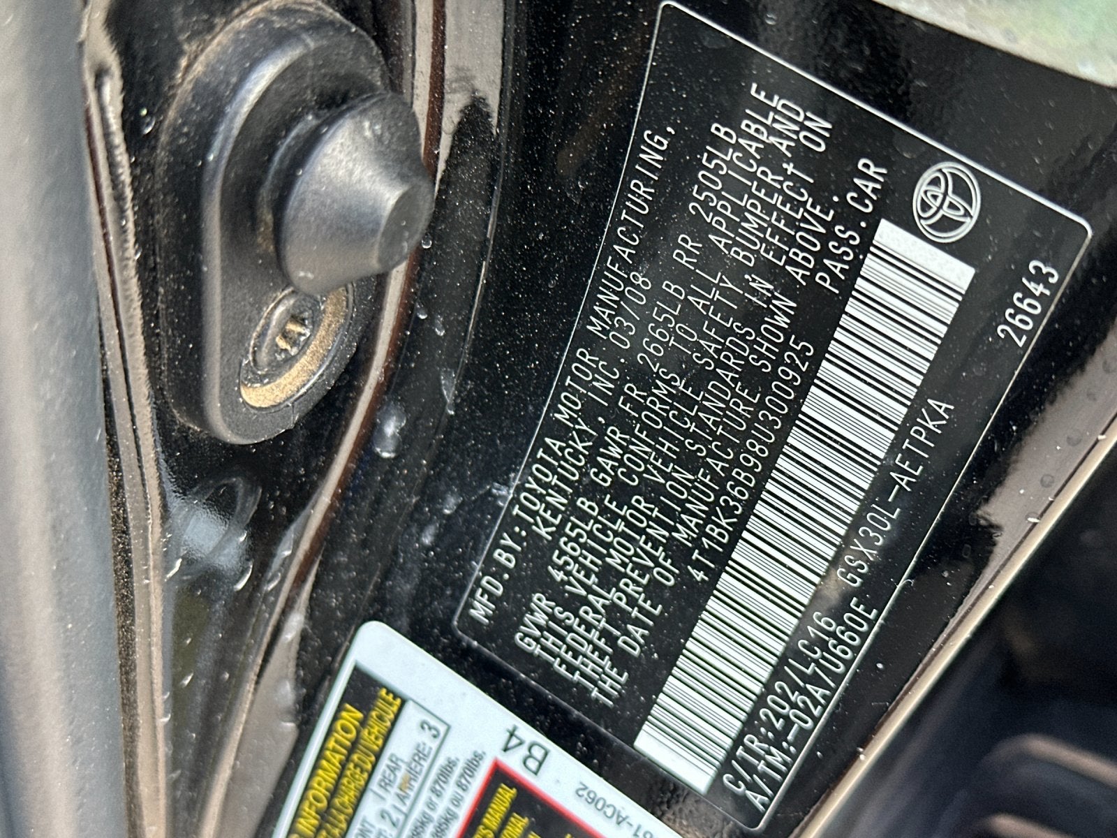 2008 Toyota Avalon Limited