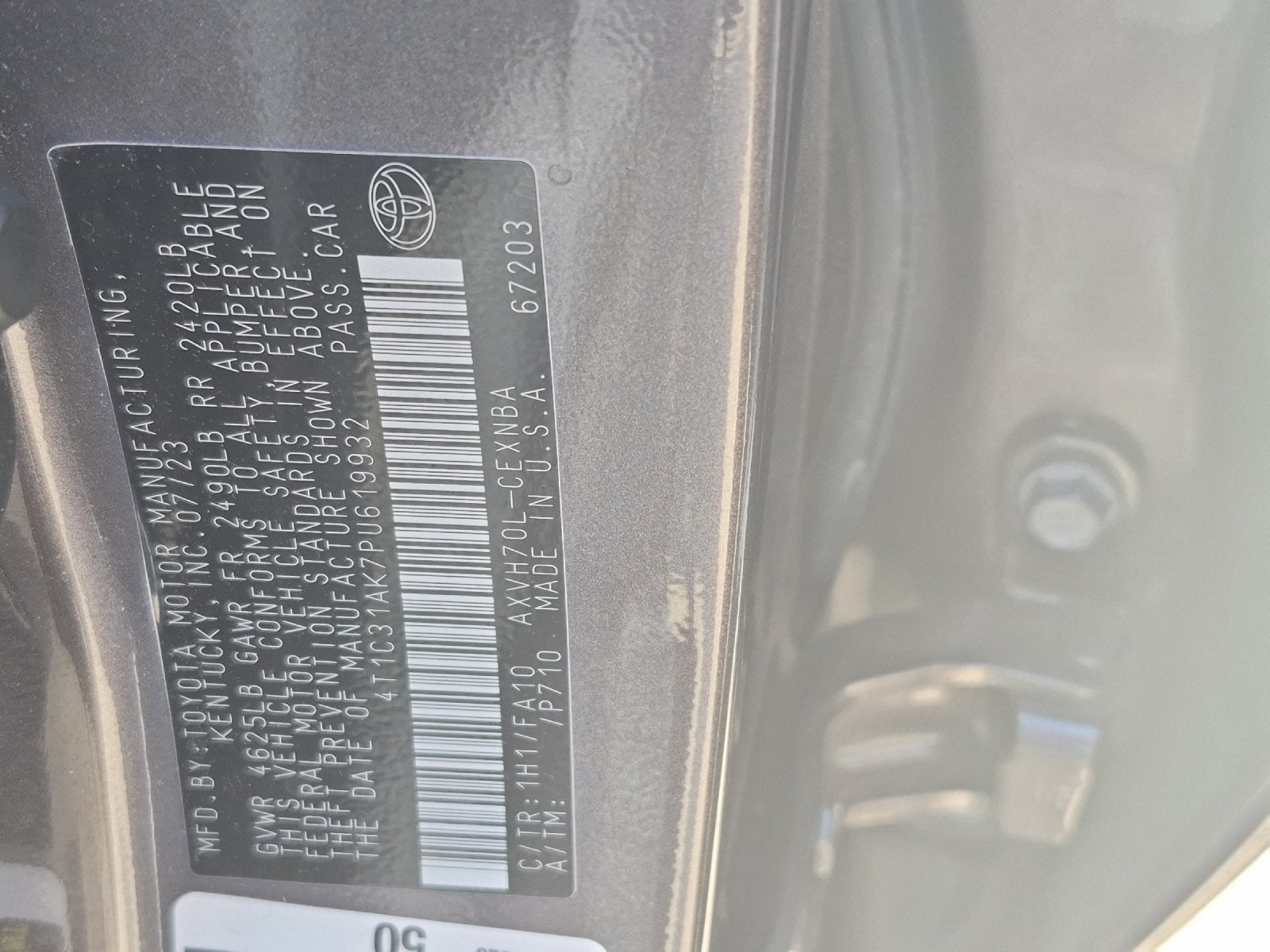 2023 Toyota Camry Hybrid LE
