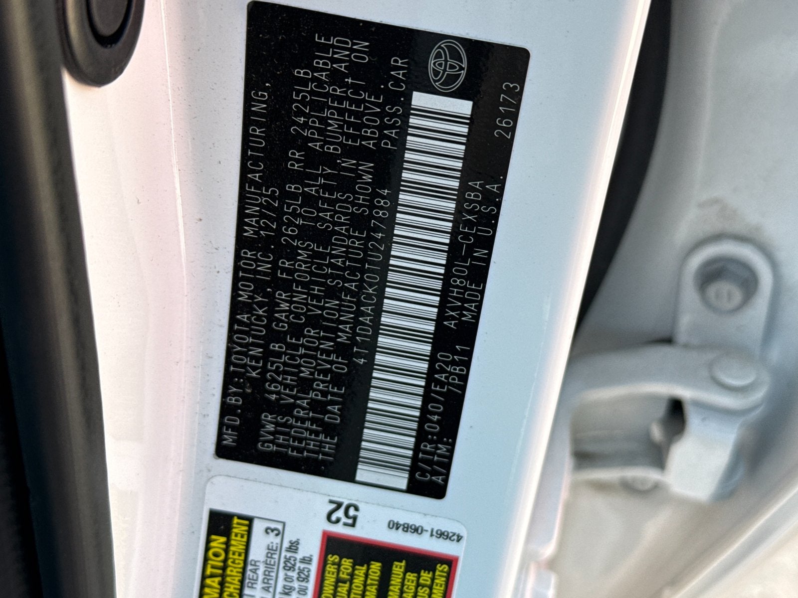 2026 Toyota Camry SE