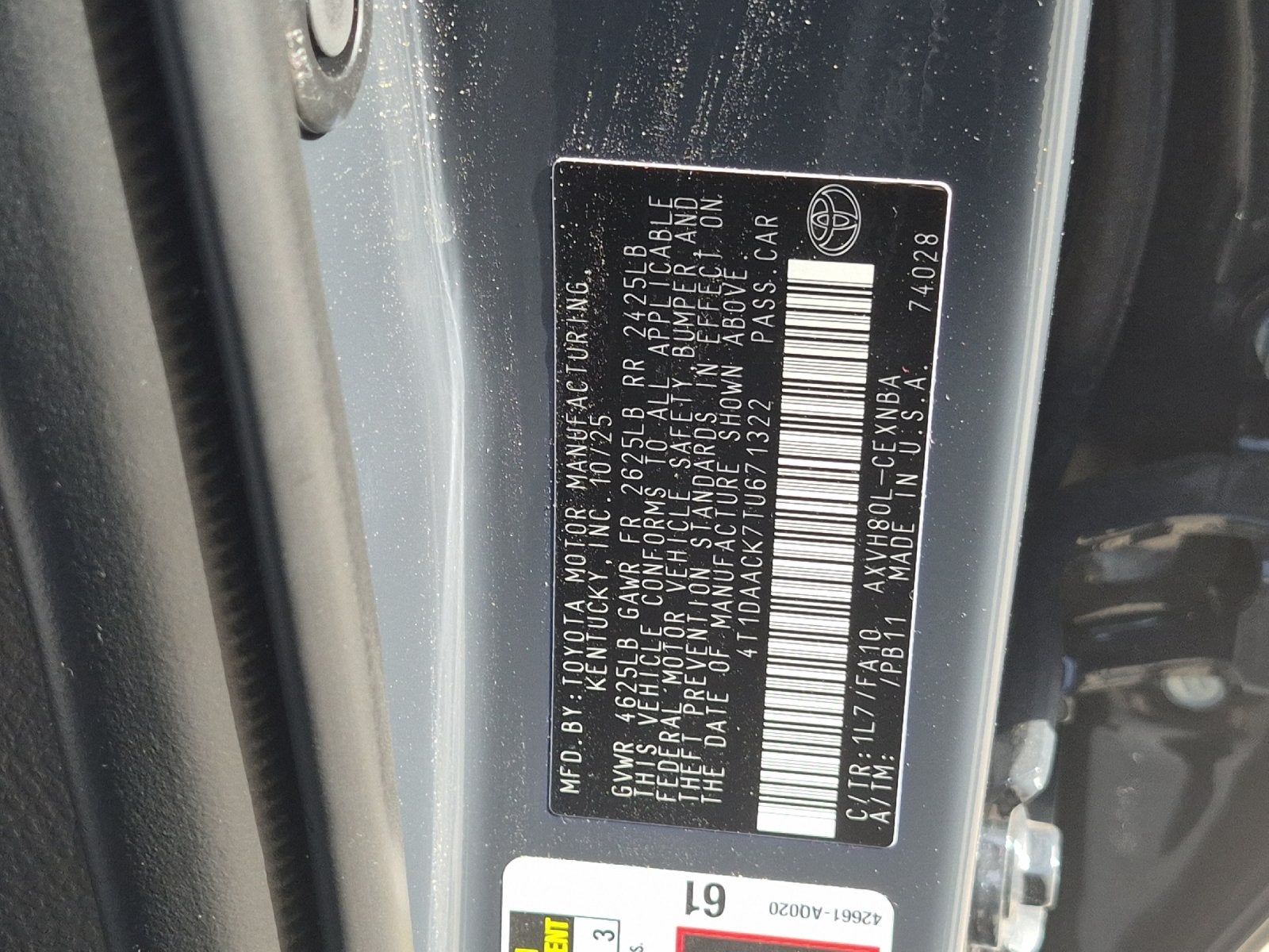 2026 Toyota Camry LE