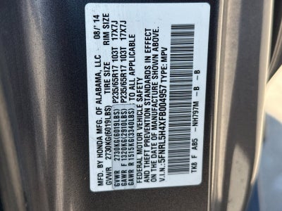 2016 Honda Odyssey EX-L