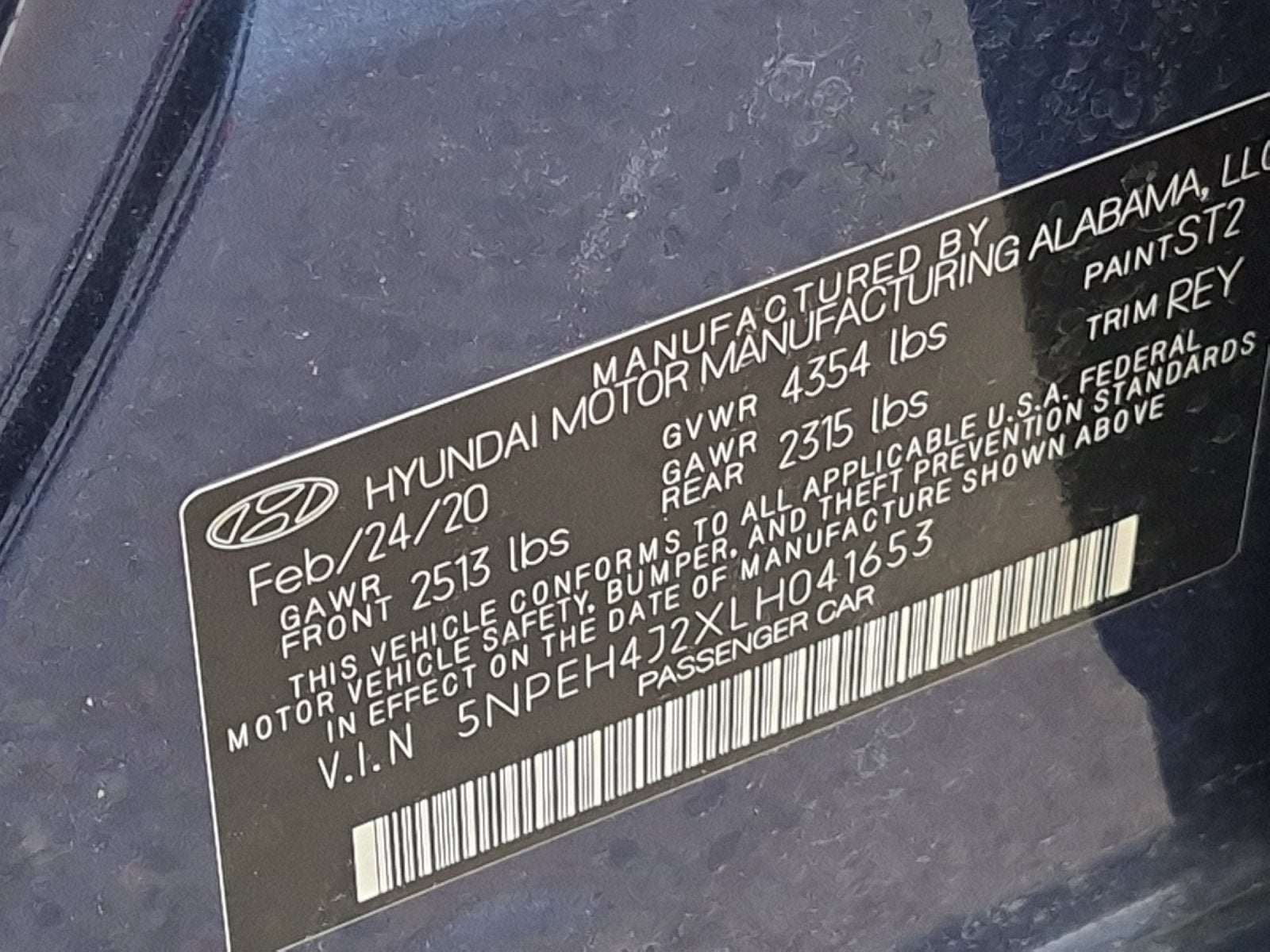 2020 Hyundai Sonata Limited