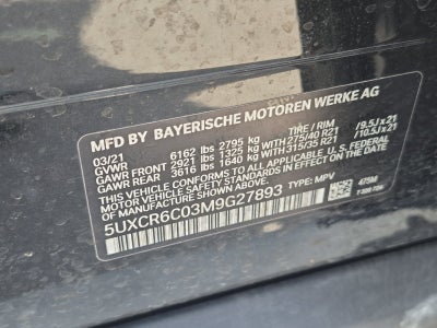 2021 BMW X5 xDrive40i
