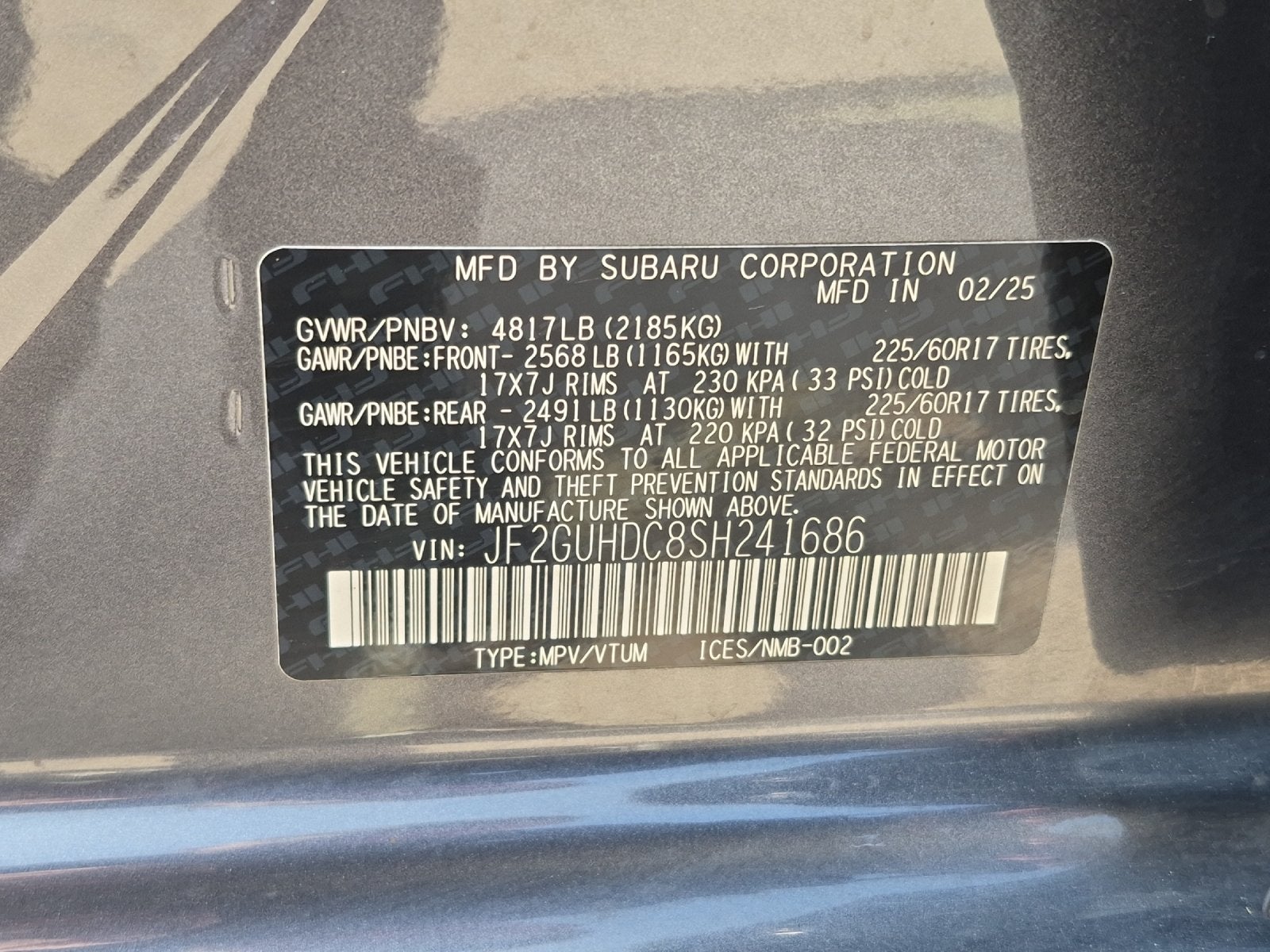 2025 Subaru Crosstrek Premium