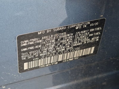 2020 Subaru Forester Premium Premium