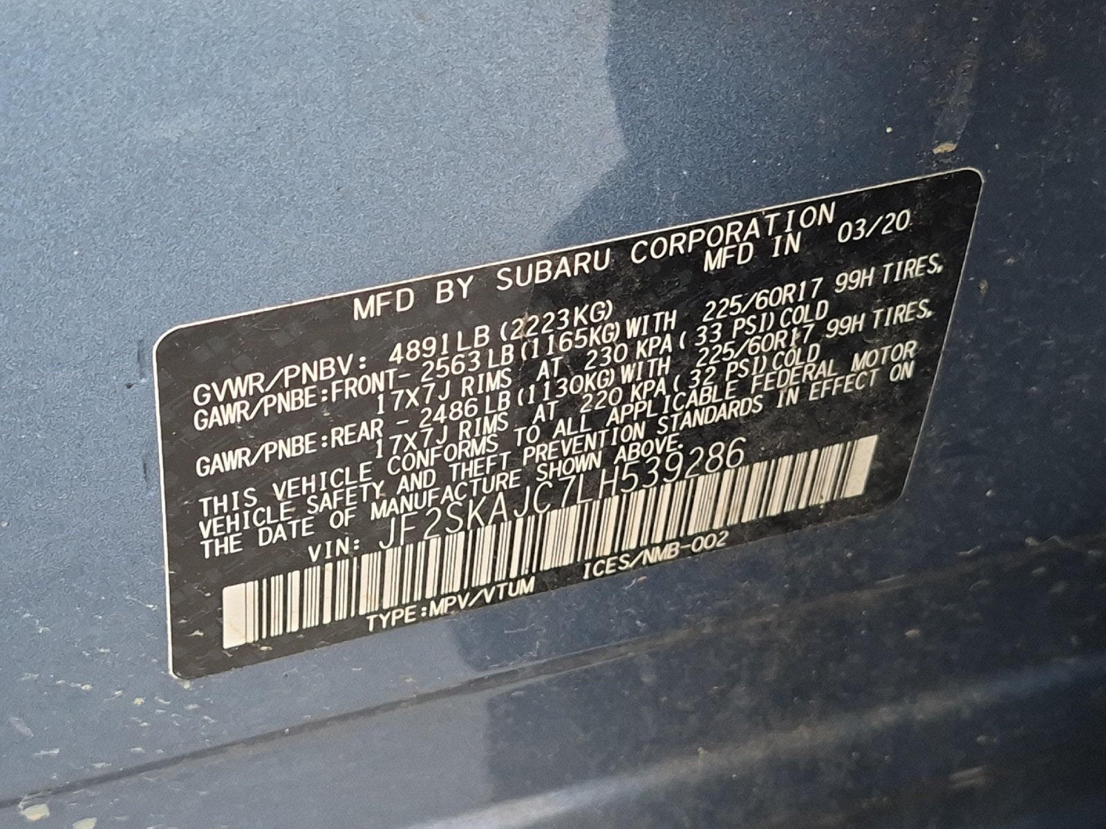 2020 Subaru Forester Premium Premium