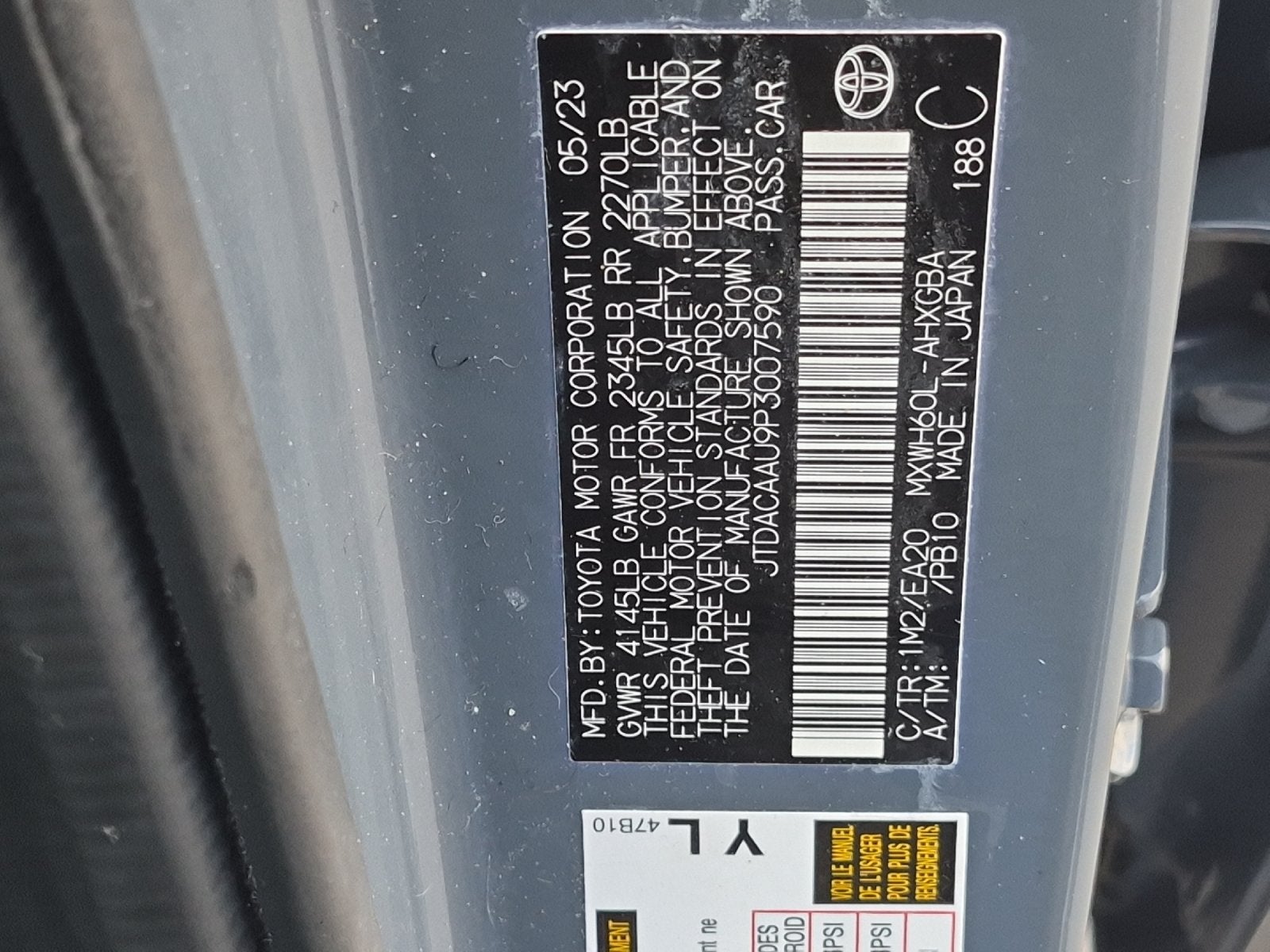 2023 Toyota Prius XLE