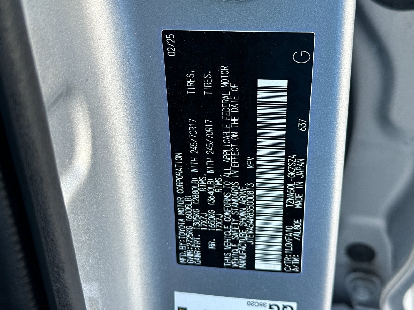 2025 Toyota 4Runner SR5