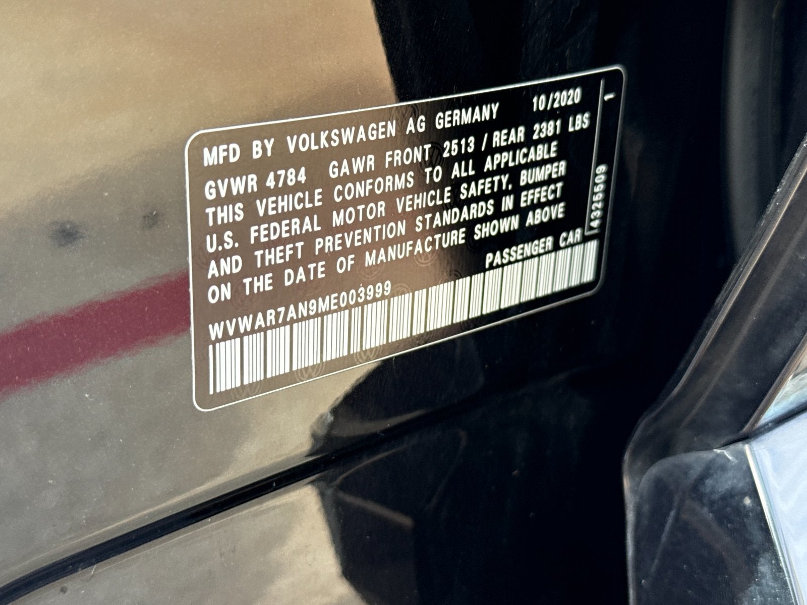 2021 Volkswagen Arteon 2.0T SE